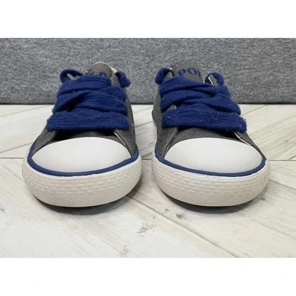 Polo‎ Ralph Lauren Toddler Little Kids Size 5 Carson Laceless Shoes Preppy Pony